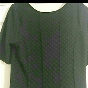 Sami & joe purple & black pleated Goth dress